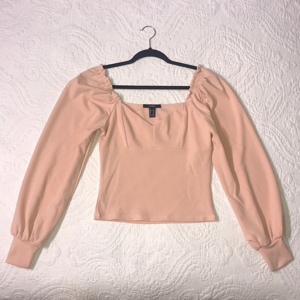 New Forever 21 Gigot Sleeve Top (No tags)